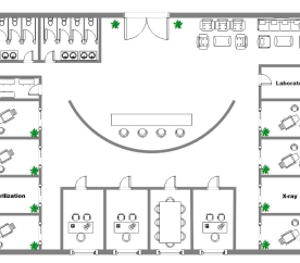 Dentist Shop Office Plan