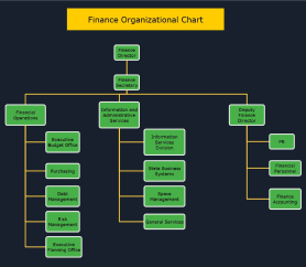 Finance Org Chart Template