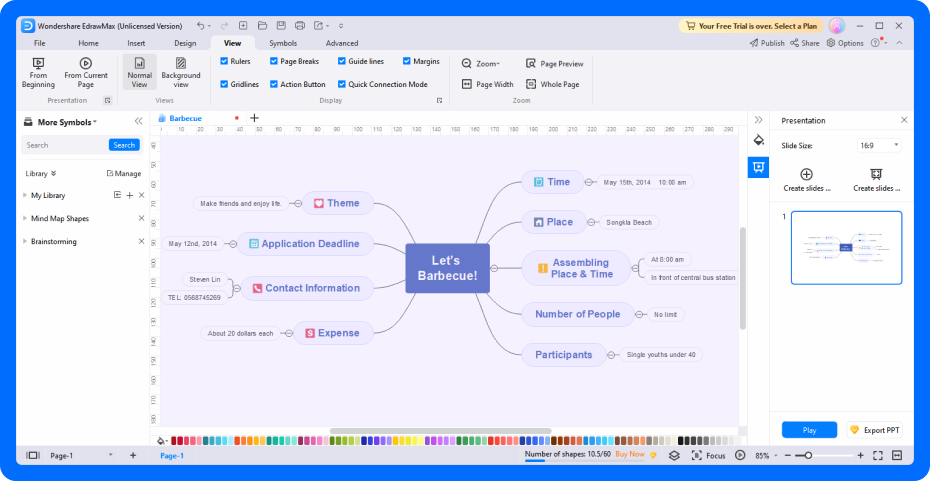 how to make a flowchart step5